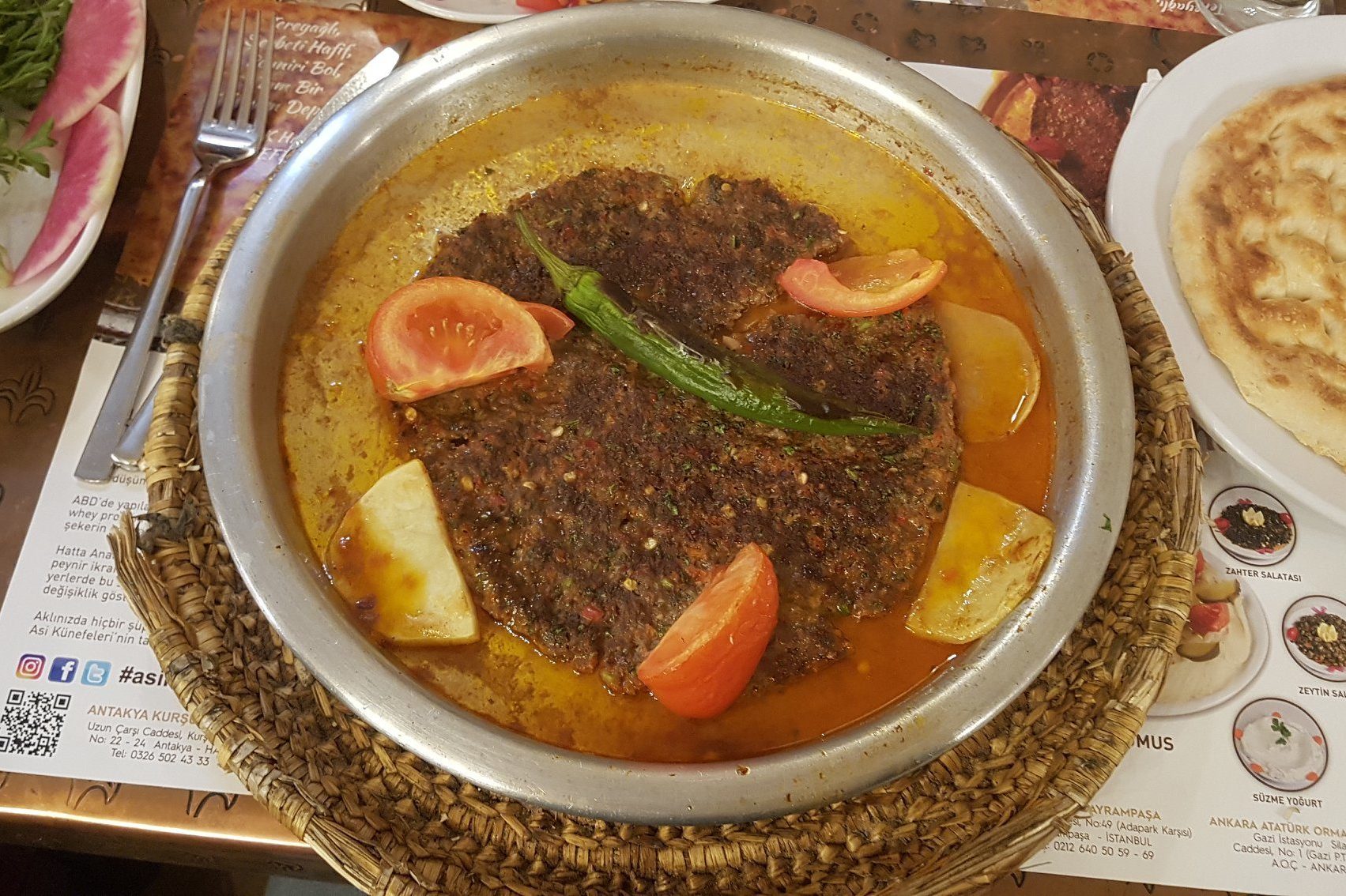 🔥 Tepsi kebab («Тепси кебаб», Газиантеп)